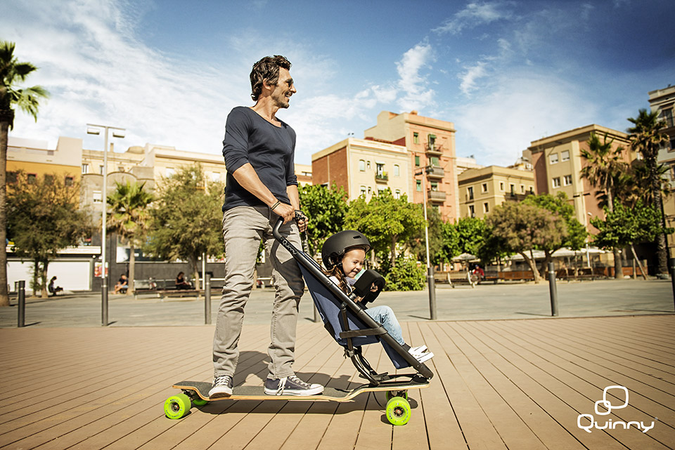 Quinny longboardstroller средство передвижения для родителей.